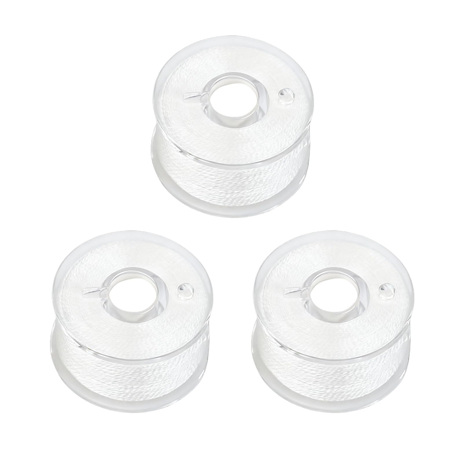 3PCS 20m Water Soluble White Bait Line Fishing Wire,Bait String, Bait Elastic,Fish Wire for Fishing