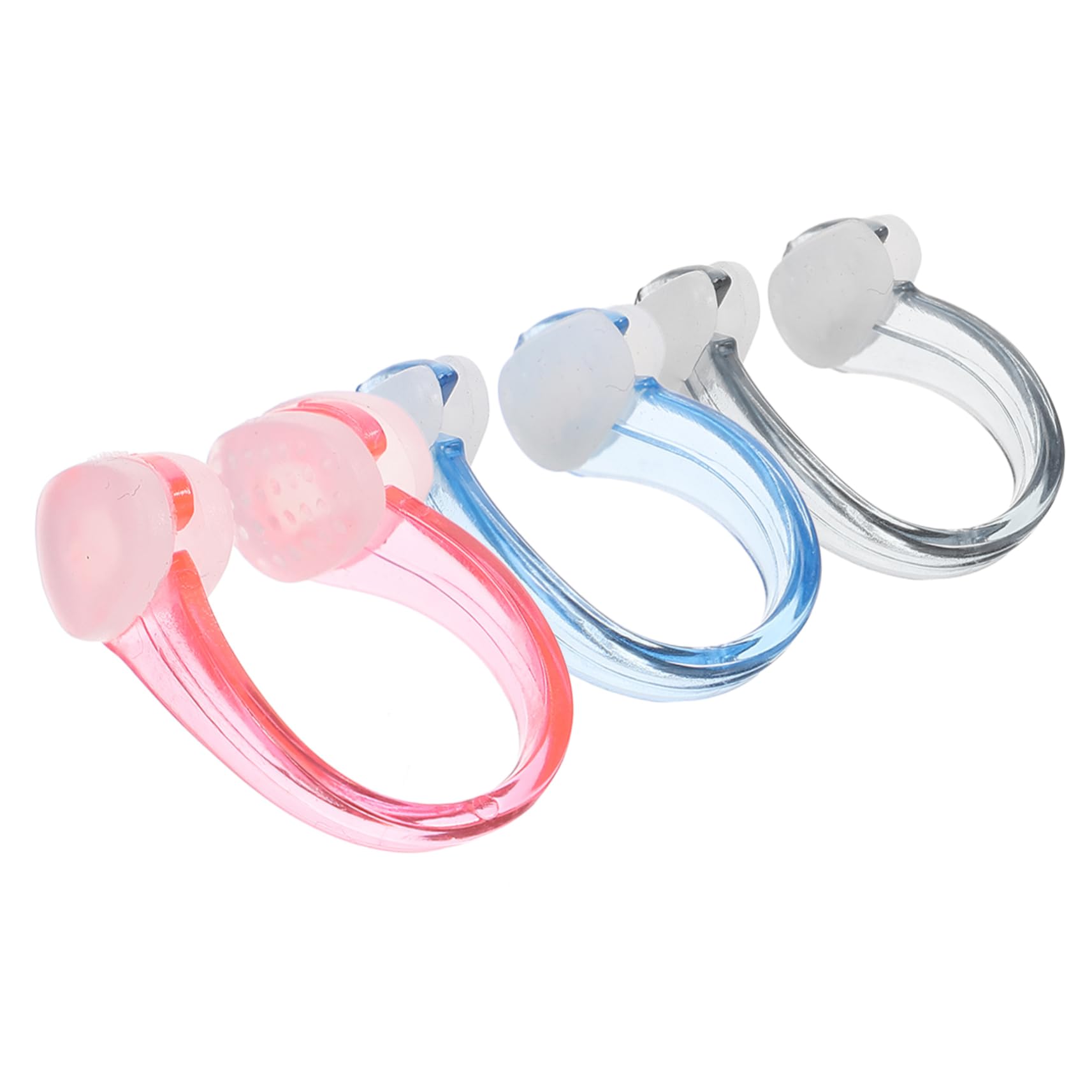 Gogogmee Swimming Nose Plugs for Adults (3 Pack) Silicone Swim Nose Clip Non-Slip Comfortable for Swimming