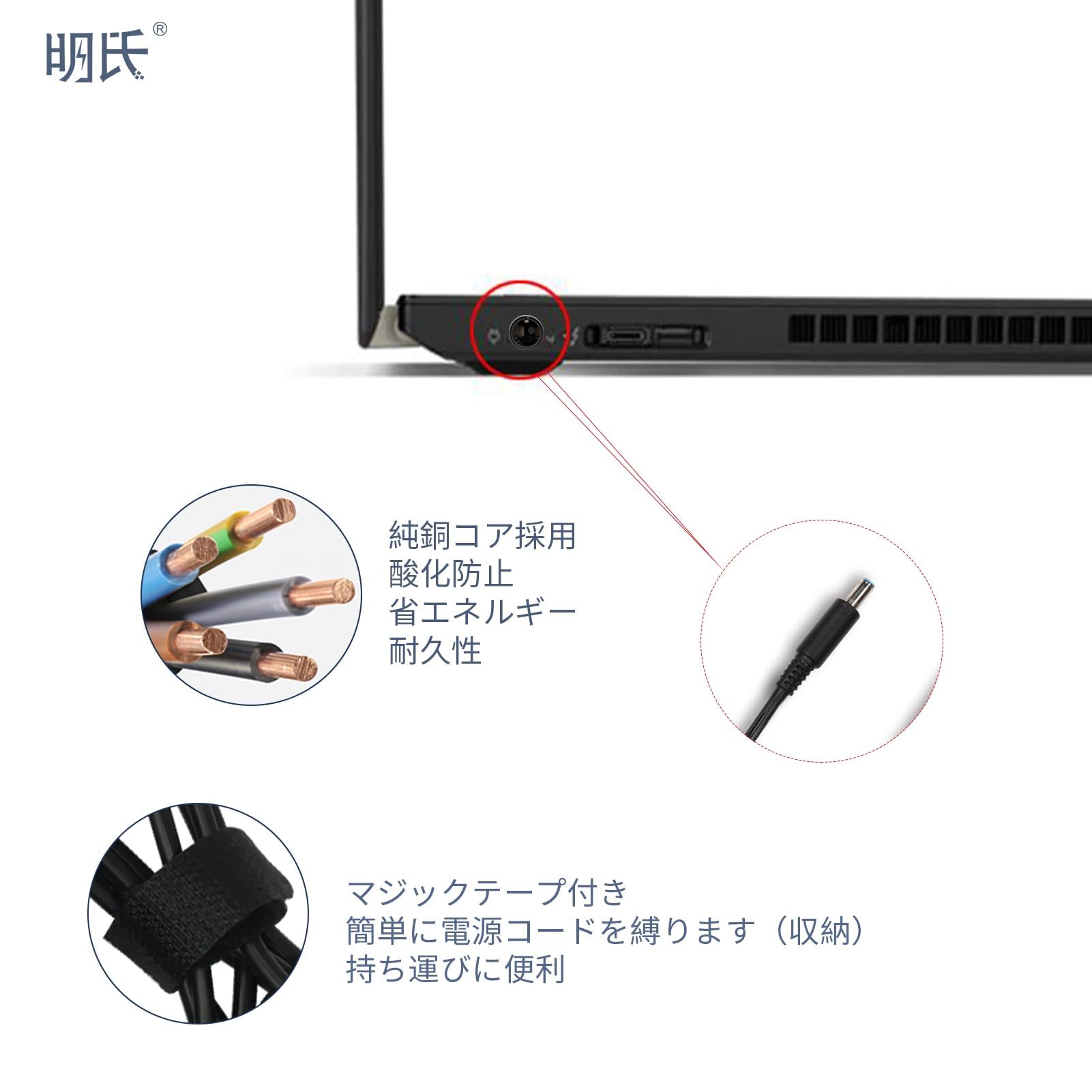 Amazon.co.jp: Dell対応 19.5V 2.31A 45W 電源 ACアダプター XPS 13 