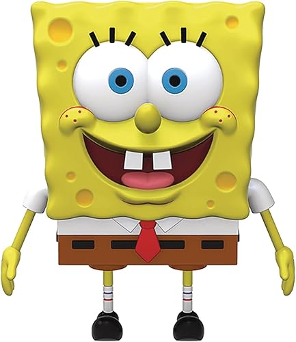 Miniatura 1 de Super7 ULTIMATES! Bob Esponja - Figura de acción de Bob Esponja de 7 pulgadas con accesorios, coleccionables clásicos de dibujos animados y juguetes