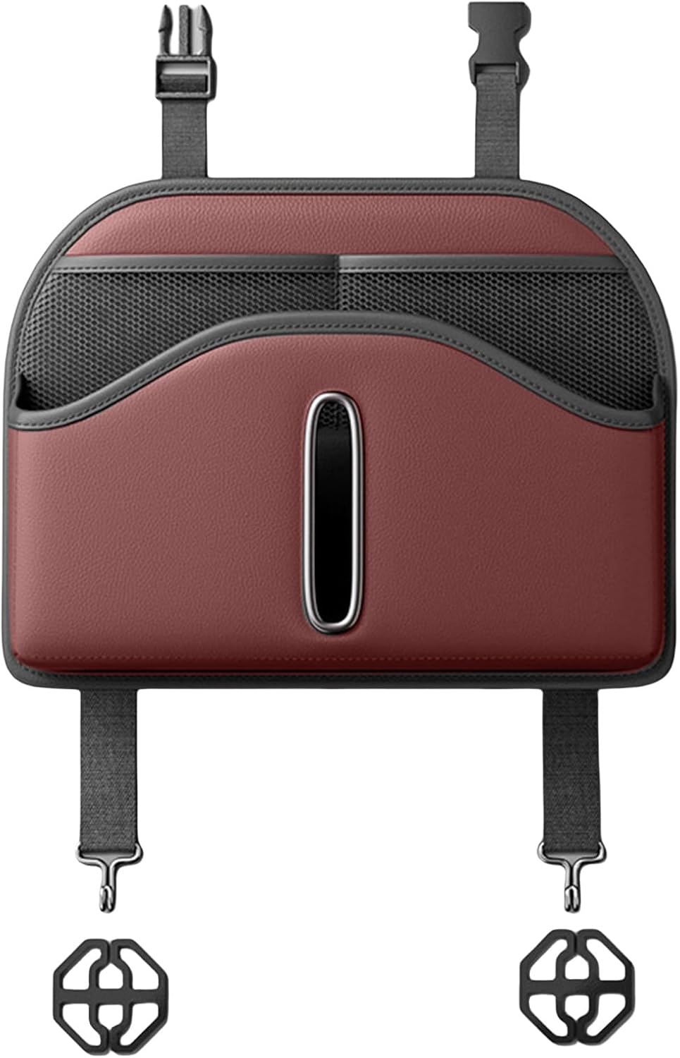 Car Tissue Holder Back Seats Organizers PU Leather Storage with Cup Holder Multifunction Car Back Seats Organizers for C