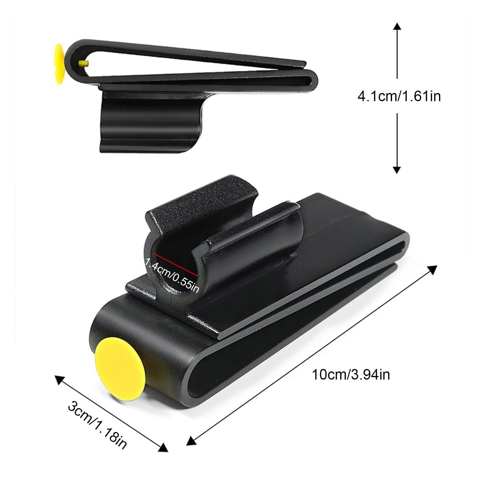 Generico Clip per Borsa da Golf - Porta Clip per Putter 10,01x4,09x3 cm, Materiale ABS Resistente alle intemperie | Morsetto per Putter Compatto per Manico 'Ombrello Bastone per Selfie per