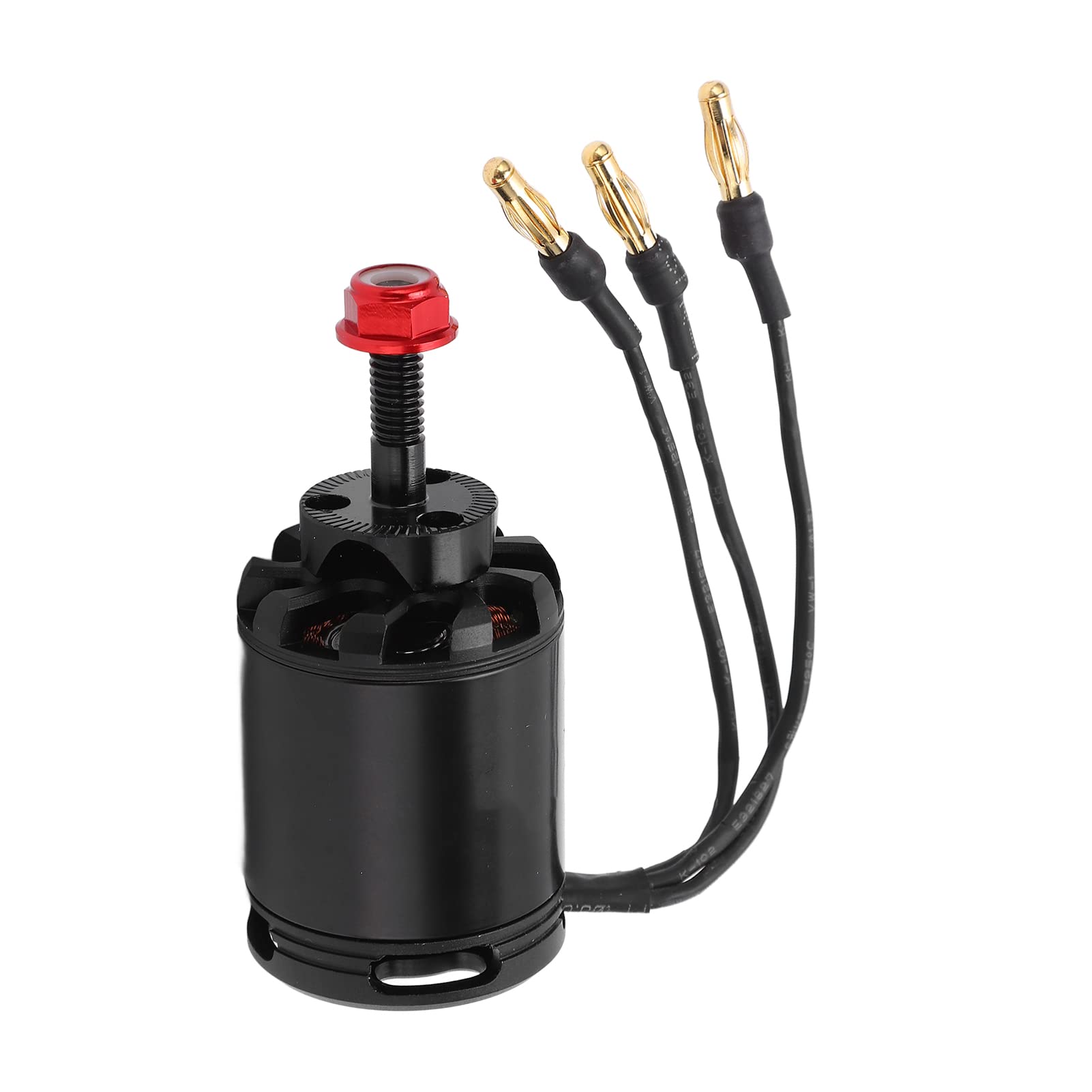 HUIOP Motor sin Escobillas de Alta Eficiencia 2825 700KV para Avión Teledirigido de Ala Fija RC, Mecanizado CNC, Eje Salida Acero Inoxidable, Pieza Motor 1100W 60A para Aviones Control Remoto (CCW)