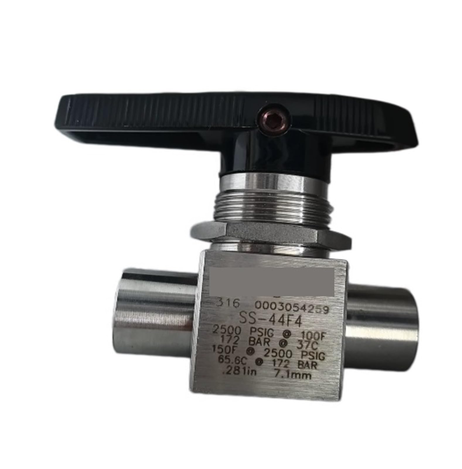 Hqdrcy One Color 316 Stainless Steel Ball Valve Ss-44F4 1/4 In. Npt For Automated Machining