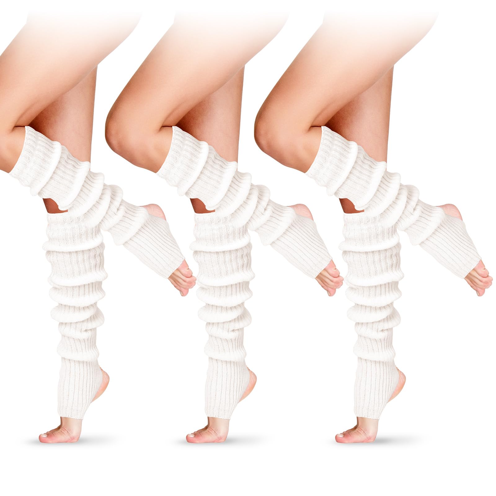 Chaussettes over the knee ribbed de qualité pour femme - 8