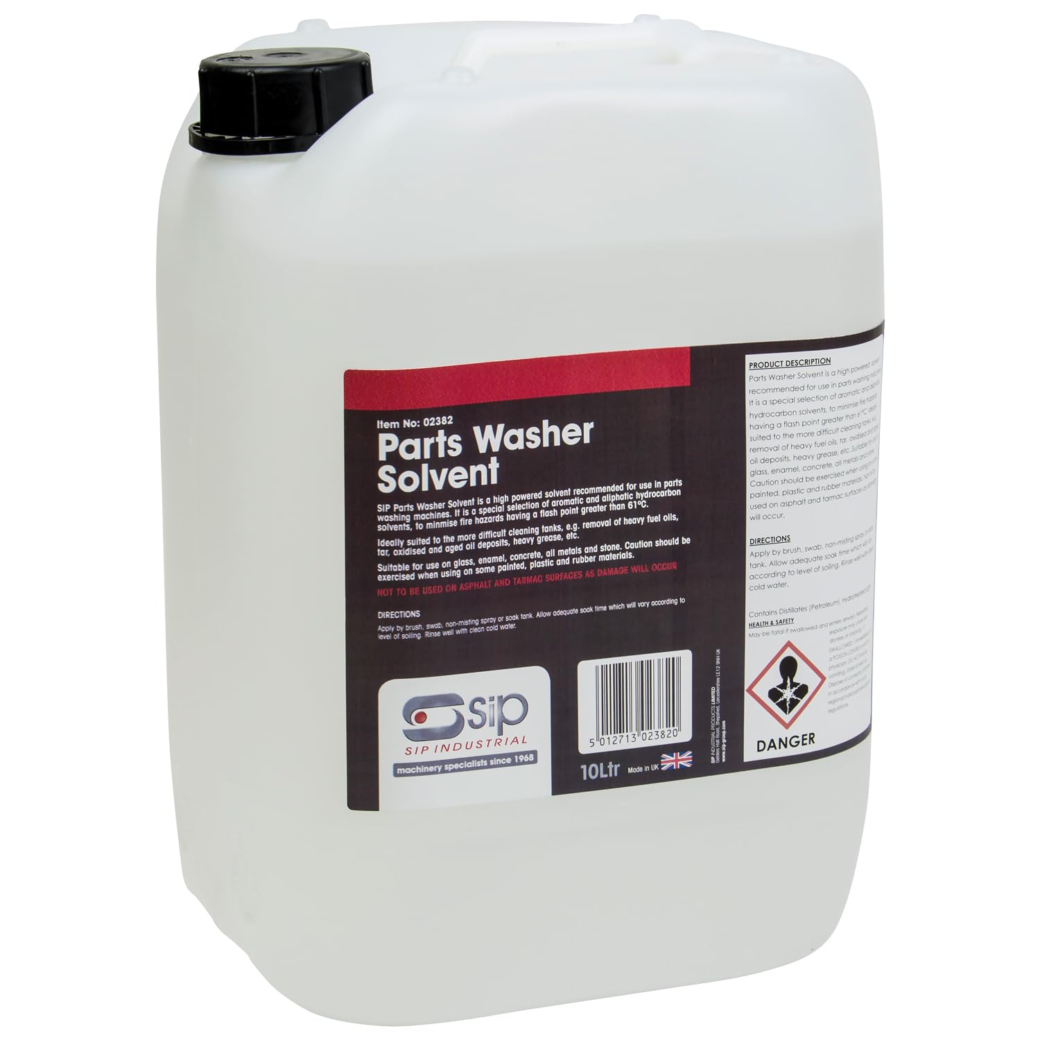 SIP 10L Parts Washer Solvent
