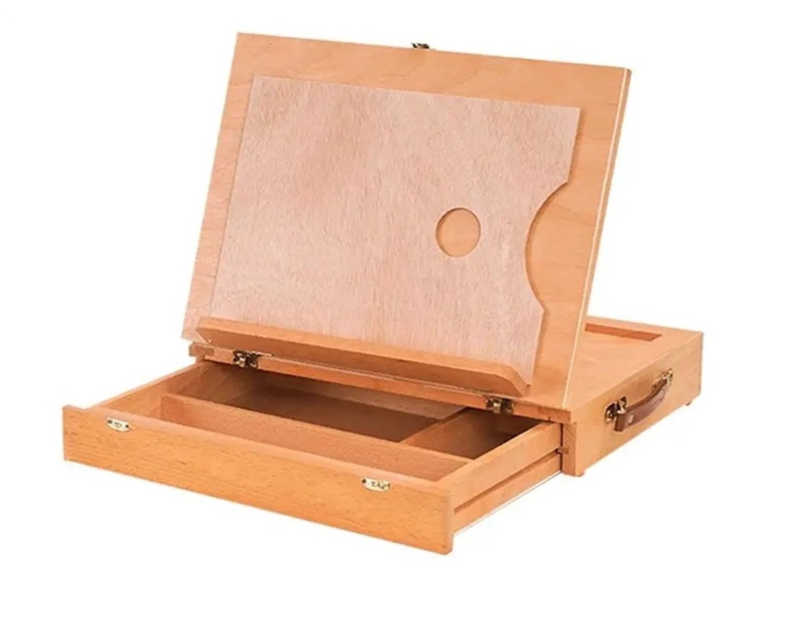 Boîte à croquis en bois avec tiroir Pour Ranger Les Crayons Et Les Outils
