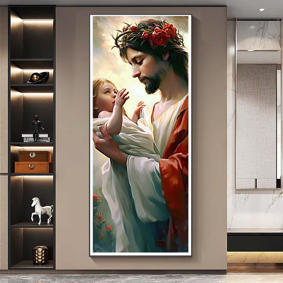 ダイヤモンドビーズ完成品【JESUS】 Amazon.com: LXTONG Jesus Diamond Art Painting Kits, Jesus