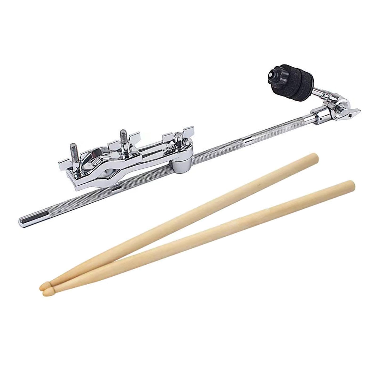 predolo Cymbal Arm Brazo de Platillo Montaje Universal Abrazadera para Batería Incluye Baquetas Material Metálico y Madera Fácil de Usar Adecuado para