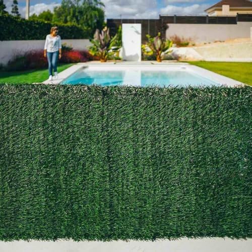 Mugar - Artificial Garden Hedge - Enclosure with 90% Concealment - Decorative Garden Fence - Three Sizes Available (1.5 x 3 m)