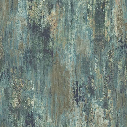 Grandeco Vincenzo Distressed Luxury Italian Plaster Green Wallpaper