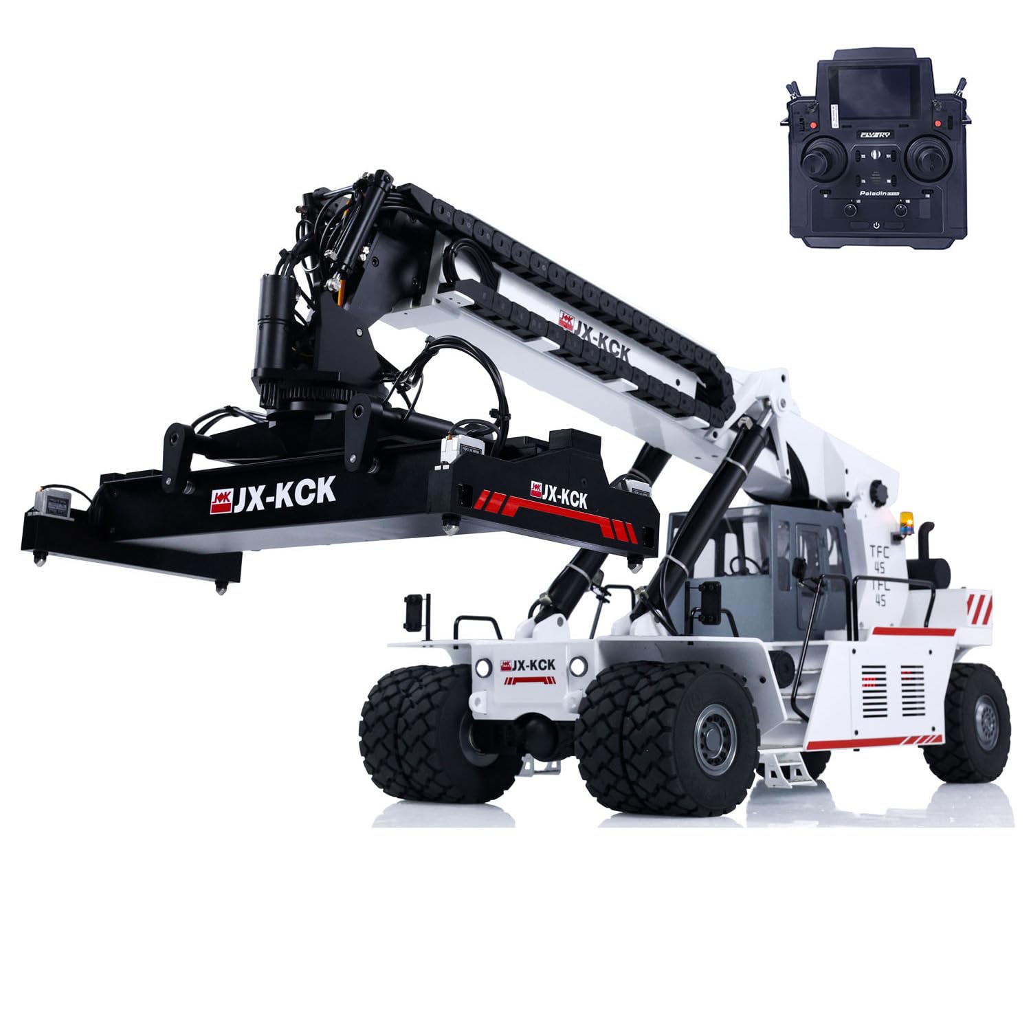 Amazon.com: TOUCAN RC HOBBY 1/14 Jx-Kck RC Hydraulic Reach Stacker