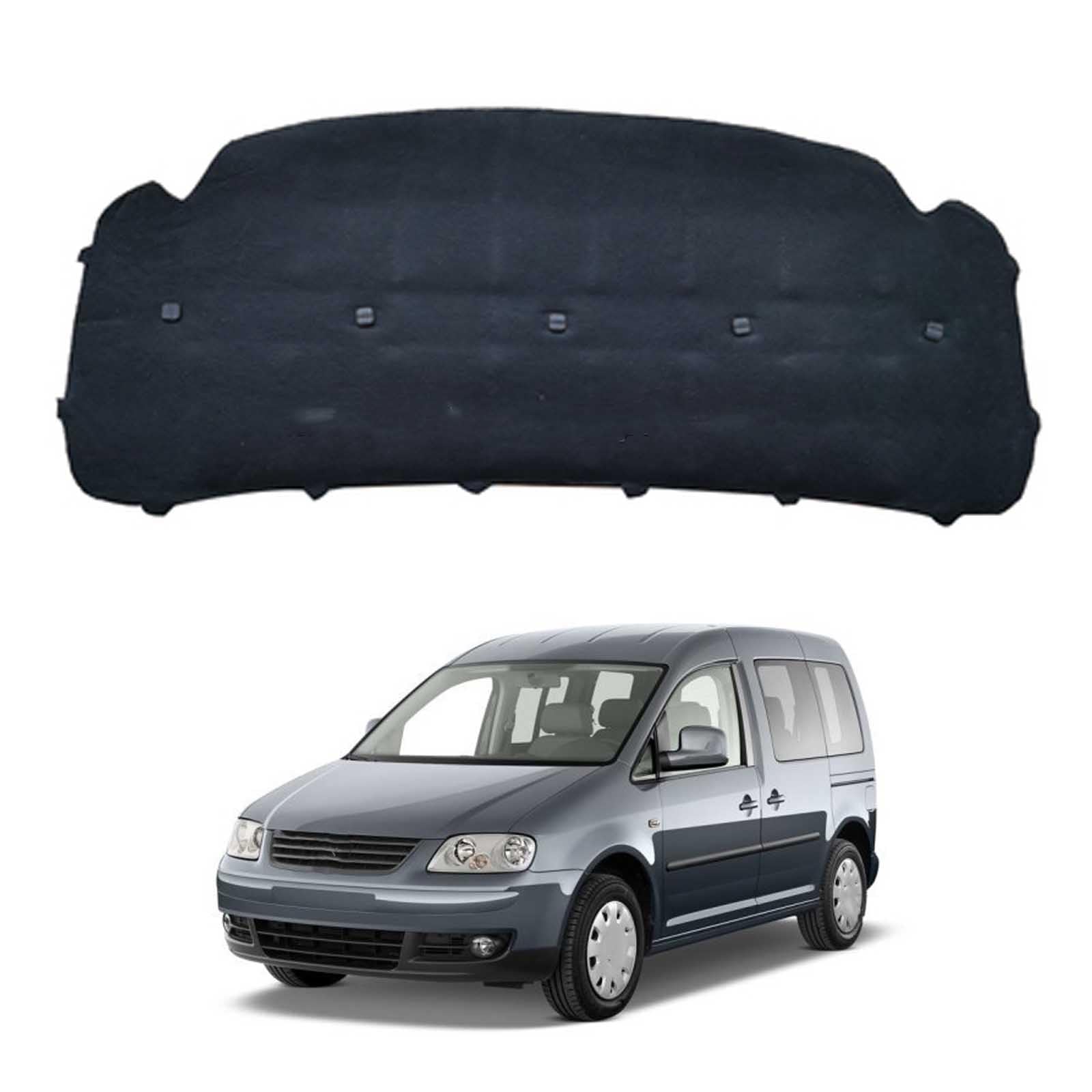 Papep Normal Heat Shield & Soundproof Cotton For Volkswagen Caddy 2004-2007 Oe: 1T0863831b, Bonnet Engine Insulation Mat, Noise Reduction Thermal Liner Cover For Car Hood