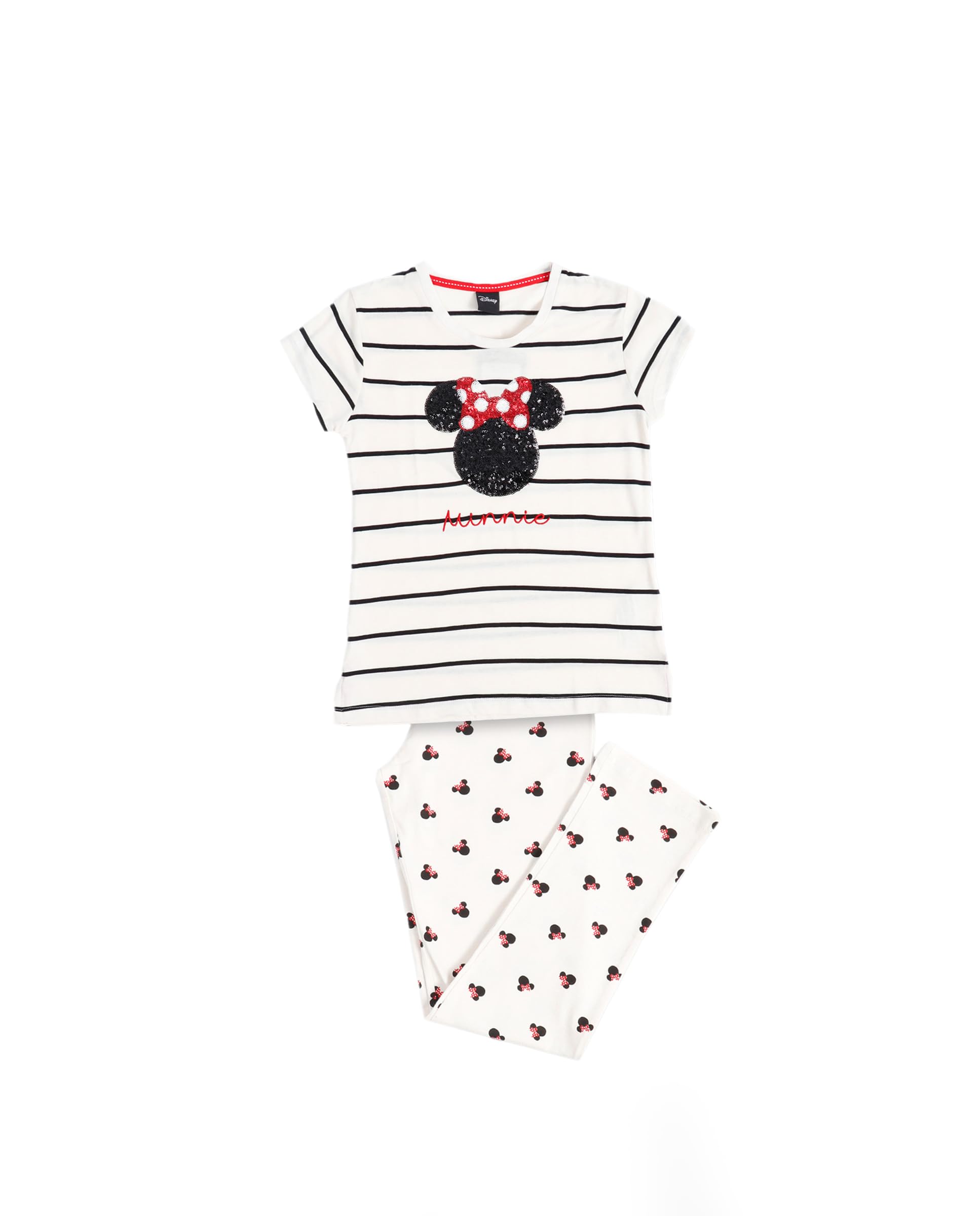 Disney Pigiama a maniche lunghe Minnie Sequins per bambina