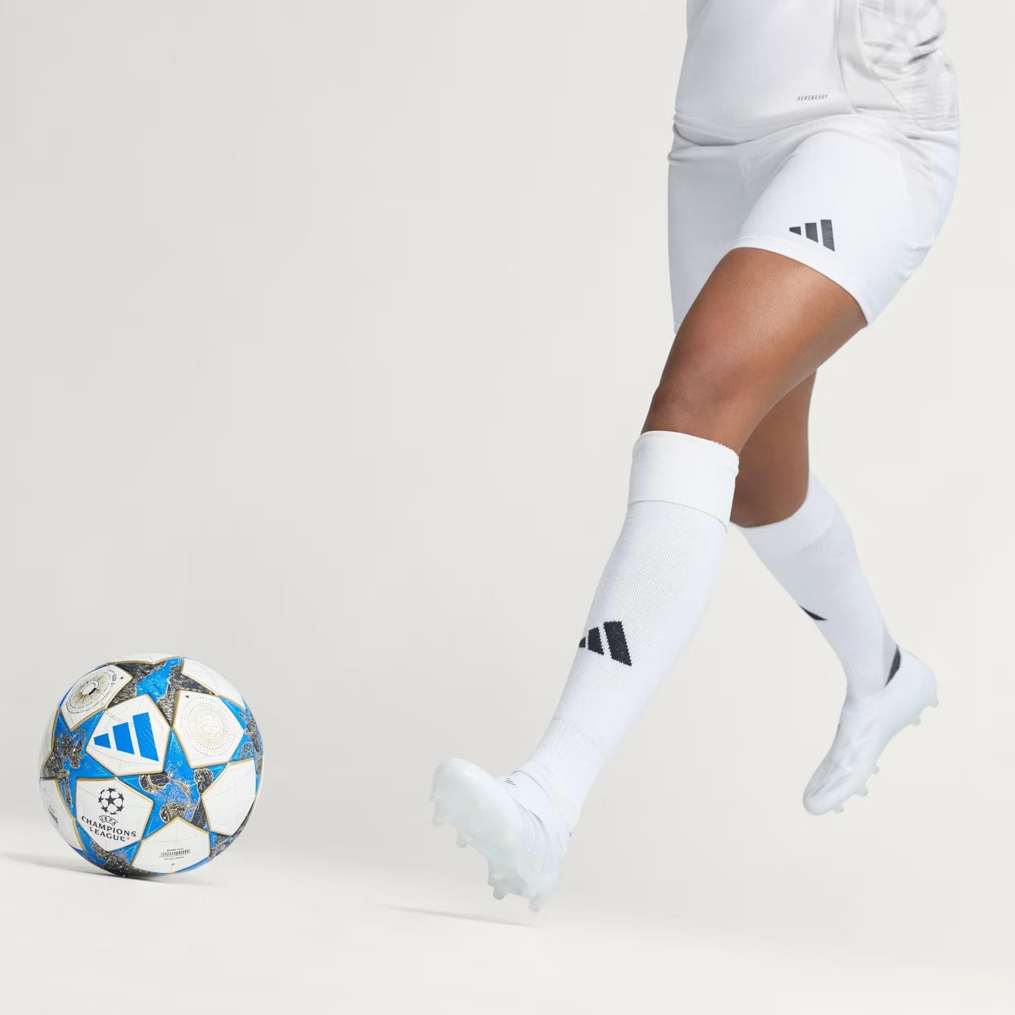 Adidas UEFA Champions League Stage FIFA Quality Pro Ball JD0188, Palloni da calcio unisex, Bianco, 5 EU