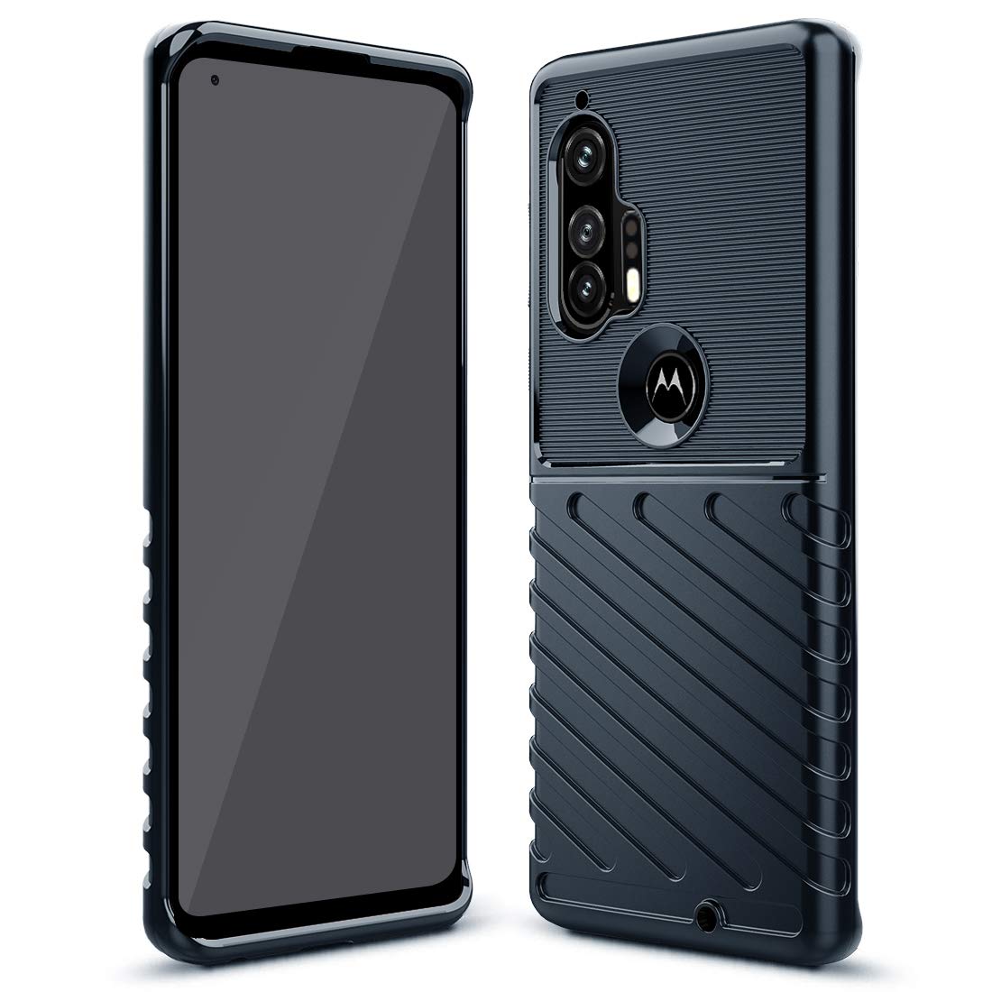 Sucnakp for Moto Edge Plus Case Moto Edge+ Case Shock Absorption Anti Scratch Heavy Duty Durable Drop Protection Cell Phone Cover for Motorola Moto Edge+(LT Blue)