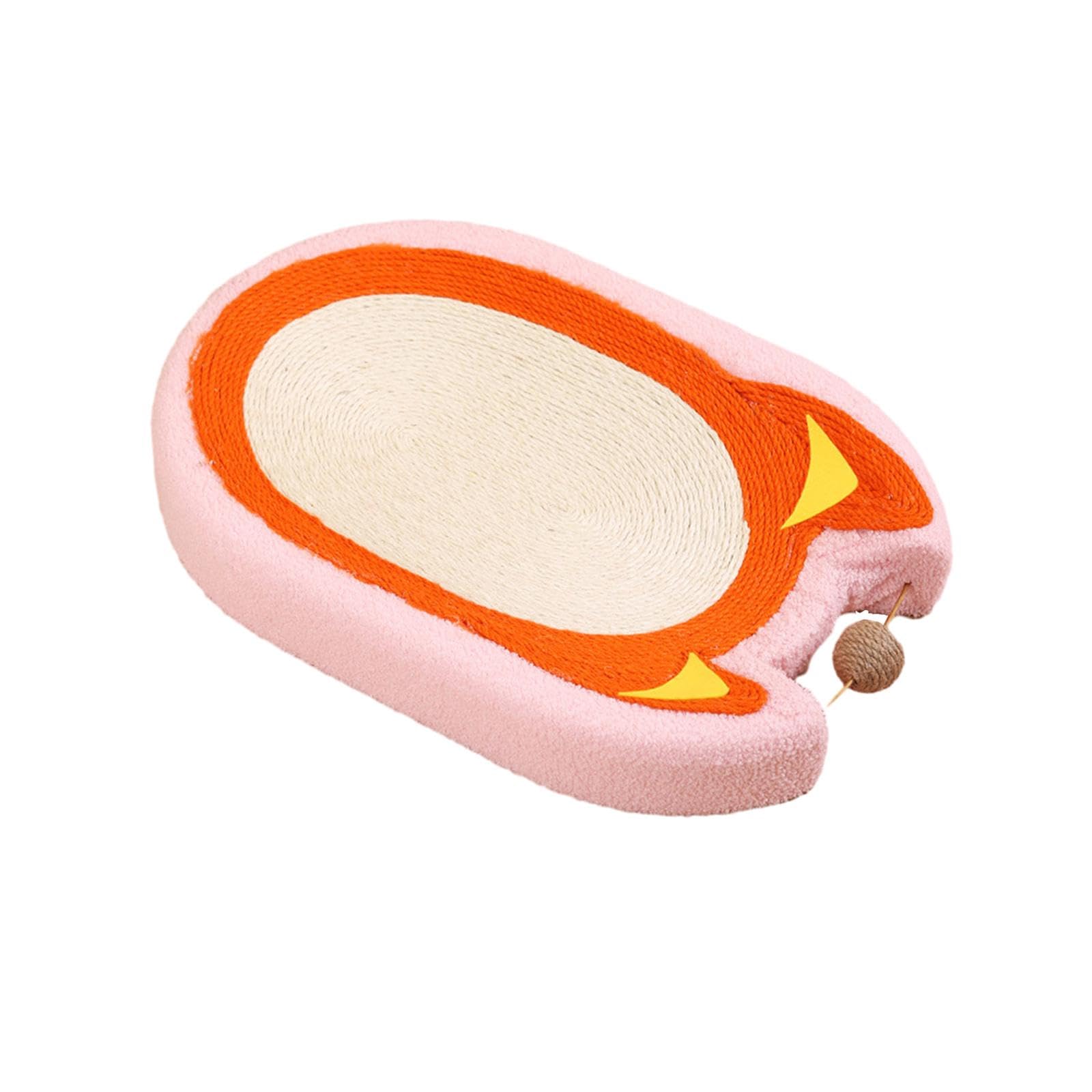 predoloCat Cardboard Bed Sisal Cat Scratch Pad Bowl Behavior Pet Supplies Active Center Furniture Protection Durable Cat Scratcher Cardboard, Pink