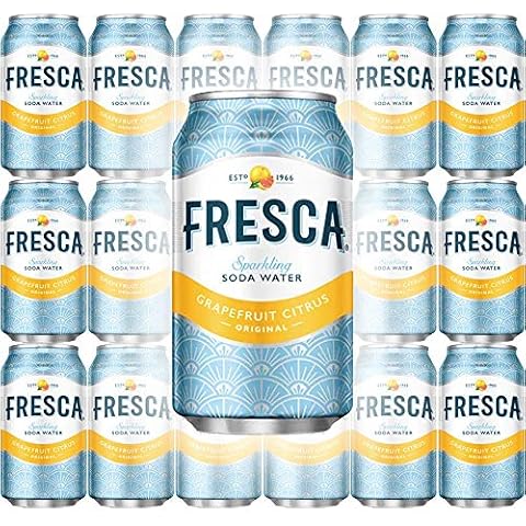 Fresca Original Citrus, Sparkling Soda Water, 12 oz Can (Pack of 18, Total of 216 Oz) Cover