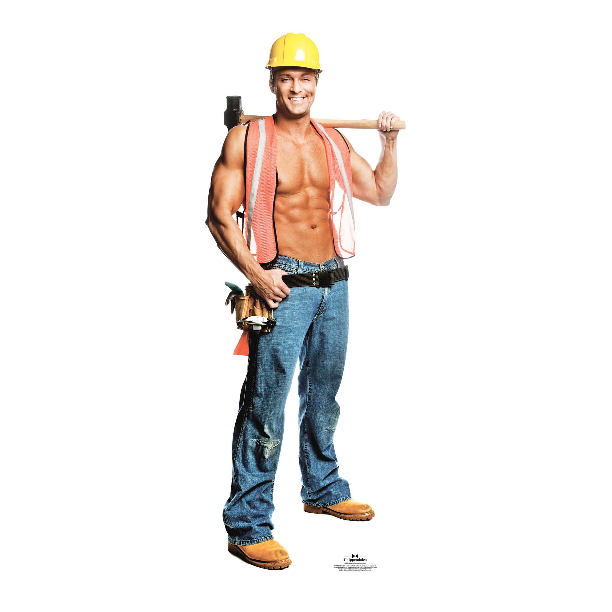 Chippendale Billy Jeffrey Construction Official Cardboard Cutout -For your party