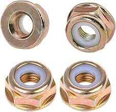 COYUN 4pcs Écrous Universels à Filetage Inversé M10 x 1,25,Écrou de Lame Écrou à Filetage Inversé,Remplacement pour Débroussailleuses et Coupe-Bordures, Accessoires de Tête d’Engrenage