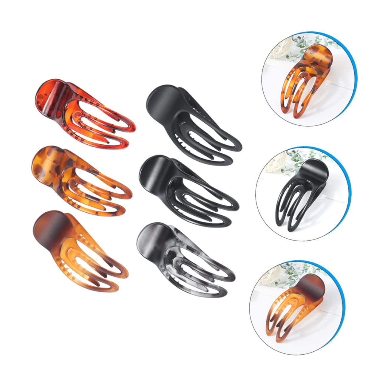 MAGICLULU 12 Piezas De Pinzas Para El Cabello Para Mujeres Pinzas Para El Cabello Para o Para El o Para El o Largo Pequeñas Para La