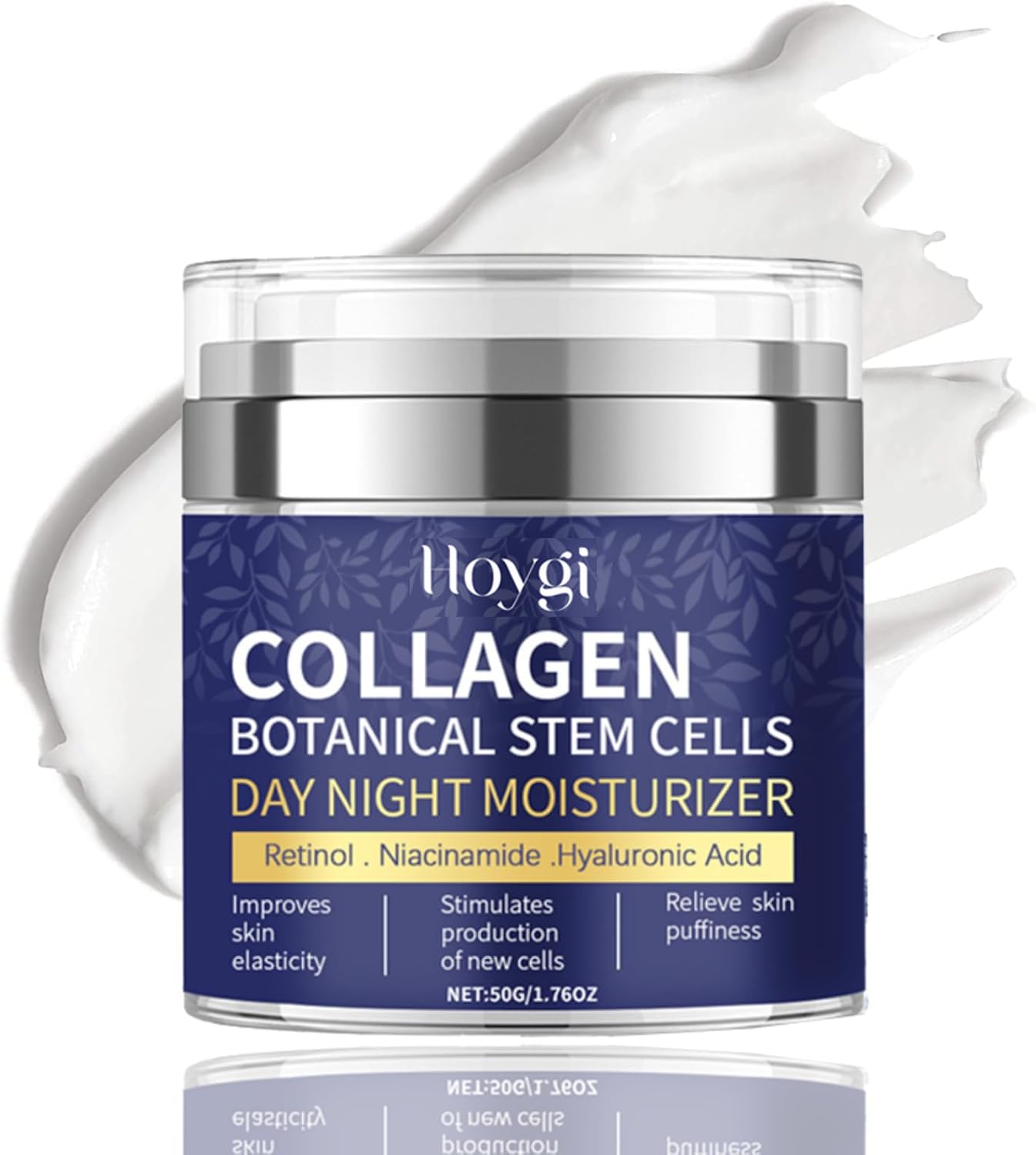 TERRIFIRetinol Face Cream, Anti-Aging and Anti-Wrinkle Moisturizer with Collagen, Hyaluronic Acid, and Niacinamide, Day and Night Cream for Women, Tender Skin Formula, 50g