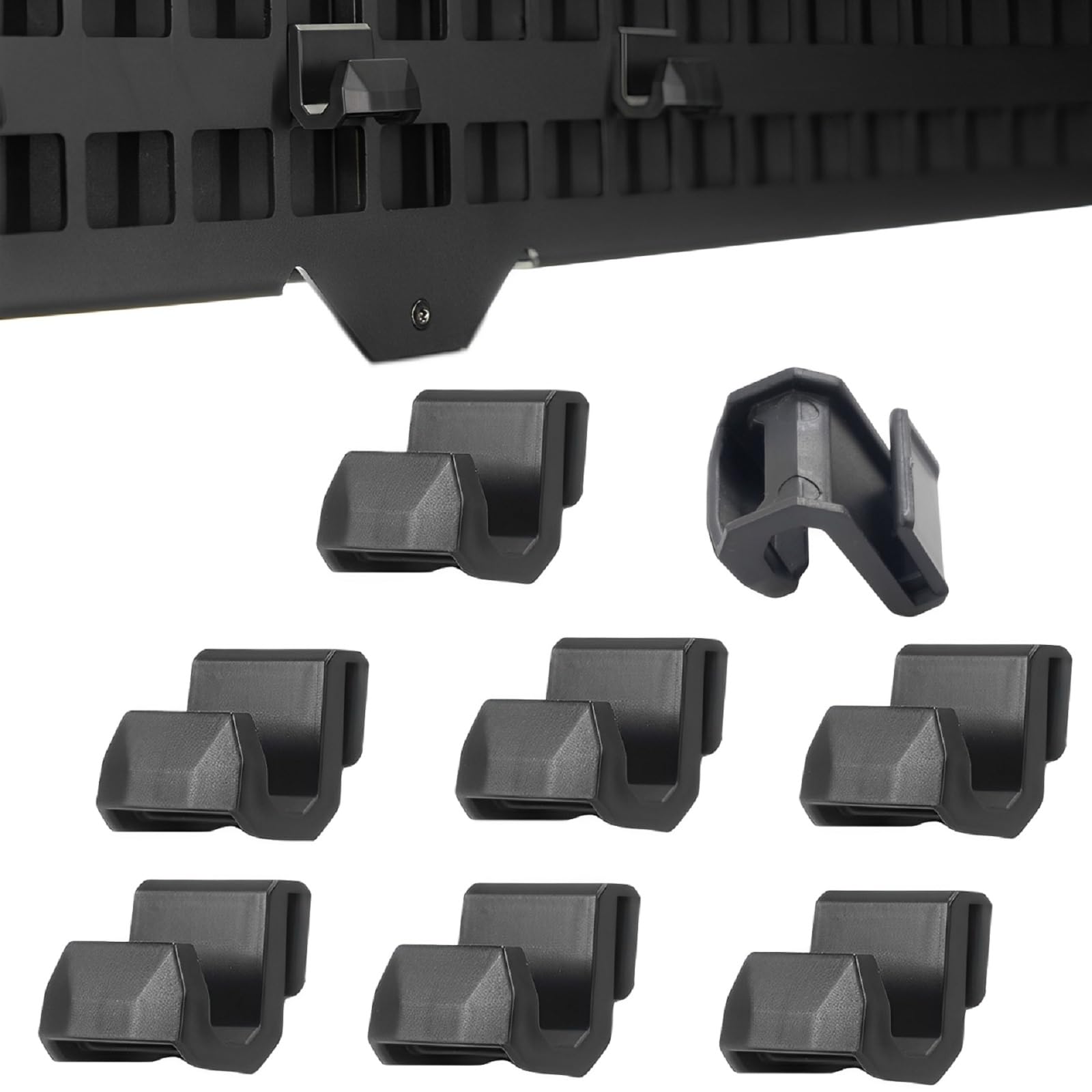CZRWJXW Truck Molle Panel Hooks,8Pack Molle Panel Mounts,Molle Panel Accessories for Molle Panel,Load Capacity 20lbs