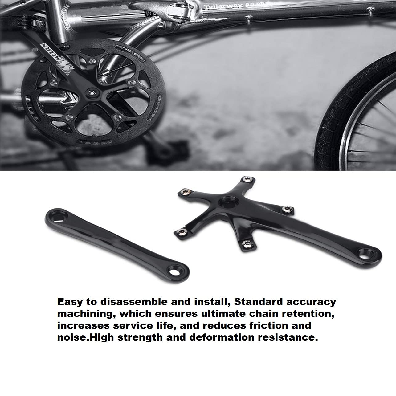 JEU DE MANIVELLES De Vélo En Acier 170 Mm Pour Vélo D'intérieur Et Pour