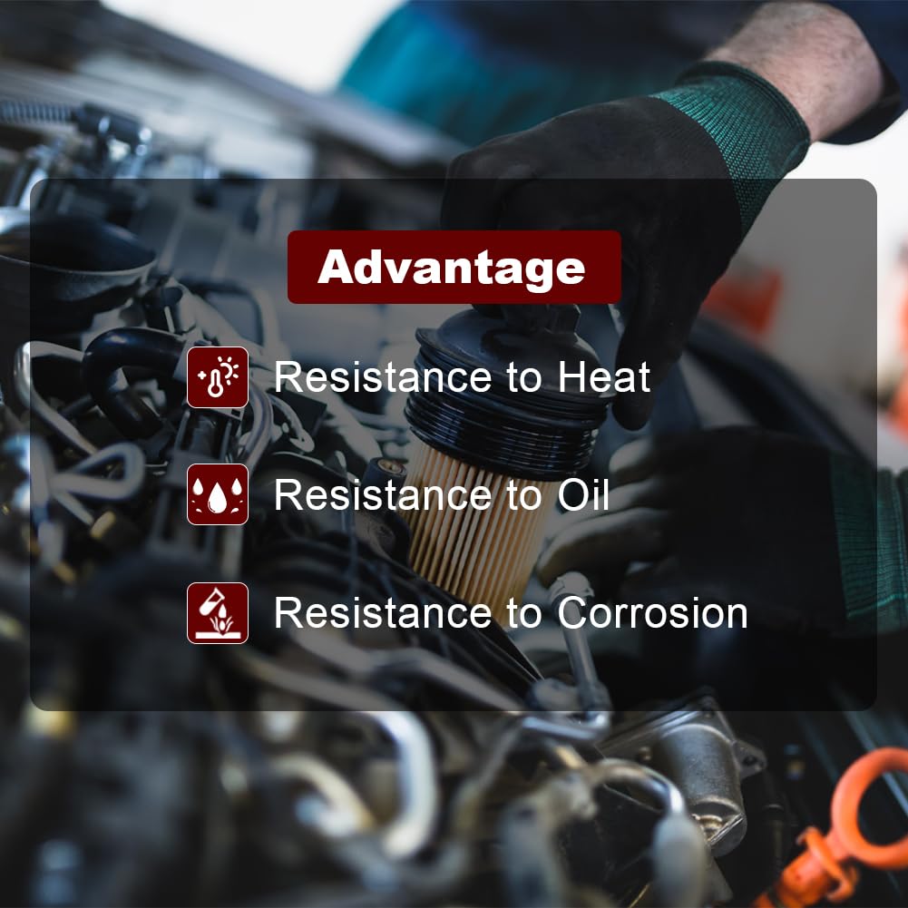 JDMON 7mm Spark Plug Wire Set Compatible with Acura Integra 1.8L L4 1990-2001, Honda CR-V 2.0L L4 1997-2001 Replacement for 32700-phk-003 32722-pr4-a01 32700PHK003 1756147 32700-PHK-003 4732