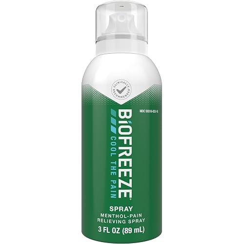 Biofreeze Pain Relief Spray, 3 oz. Aerosol Spray, Colorless