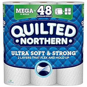 Quilted Northern Ultra Soft & Strong, Toilet Paper, 12 Mega Rolls