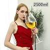 YUANXIN Giant Wine Glass Stemware Creative Oversized Goblet Oversized Champagne Glass Beer Mug Red Wine Glass 2500ml