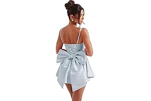 Short Satin Homecoming Dresses with Bows Applique Corset Prom Dress Mini HOCO...