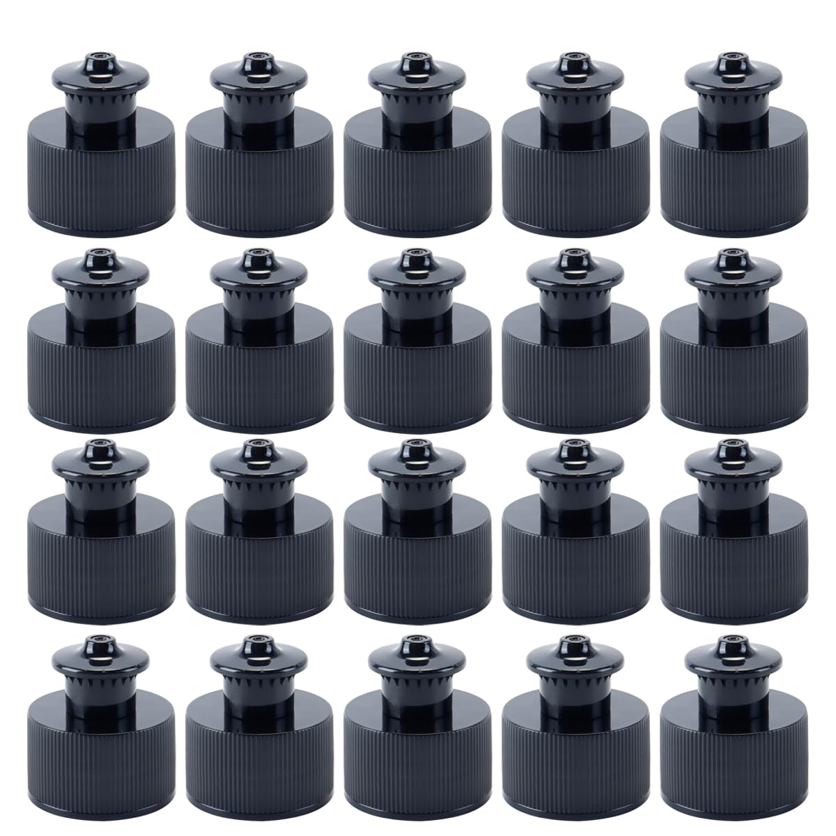 Hoite 20 Pcs Push Pull Replacement Caps Water Bottle Caps Simple Modern Lid Replacement Sports Supply