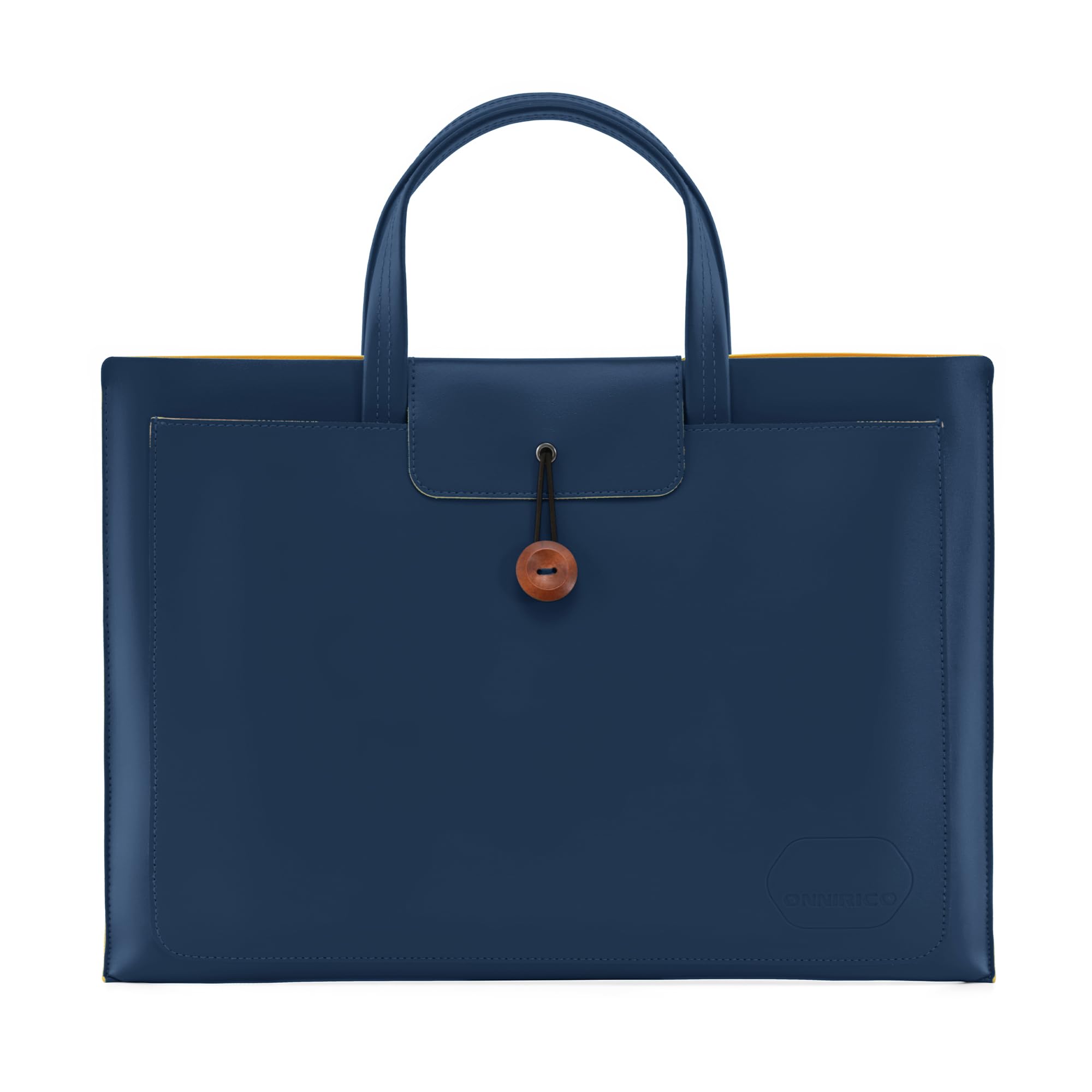 Mystic Grove Premium Laptop Messenger Bag for Men & Women, Ultra-Lightweight Vegan Leather, Water Resistant & Tear-Resistant with 2 Spacious Compartments-image-15