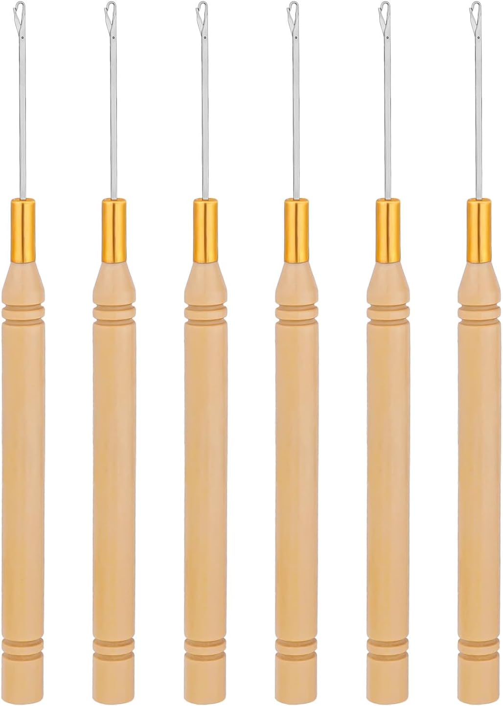 6 Pack Pulling Hook Bead Device Tool Wire Pulling Crochet