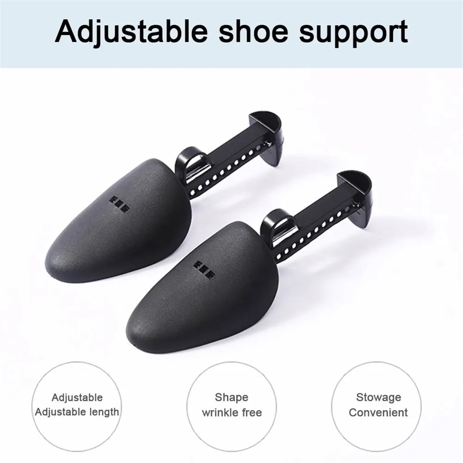 Hormas para zapatos 1-5 pares de ensanchadores de zapatos for hombres y mujeres, árboles de zapatos ajustables for hombres y mujeres, soporte de plástico portátil for moldear zapatos(B For Women 5Pair