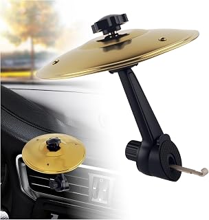 Car Cymbal for Dash Air Vent,Interesting Car Crash Cymbal Air Vent Parts with 360° Adjustable Design for Driving Pleasure,Universal Cars Symbol Drum Airs Vents Cymbals