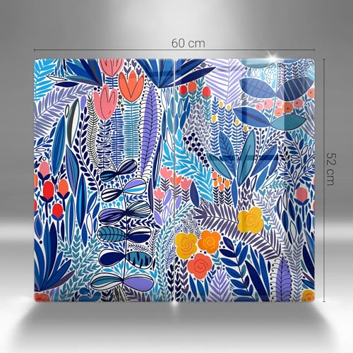 Planche à découper induction 2x30x52cm protection plaque cuisine