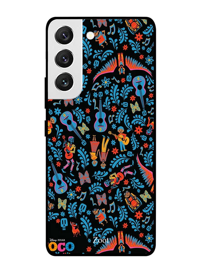 Protective Printed Case Cover For Samsung Galaxy S22 Coco Floral Background