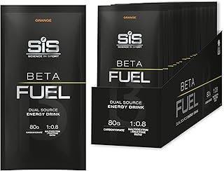 Science in Sport | Beta Fuel | Orange | Dual Source Energy Drink | 80g Carbohydrate | Scientifically Superior Fuel | Cycling, Running, Swimming & Endurance Sports | 15 x 82g Sachets