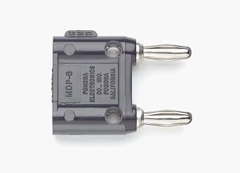 Pomona MDP-S-2 Double Banana Plug with SHORTING BAR, RED
