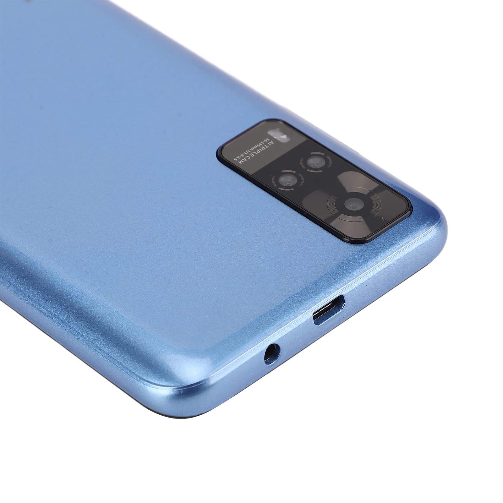 Smartfon - Telefon Komórkowy z Ekranem 4,66 Cala, Pamięć RAM 2 GB ROM 32 GB z Możliwością Rozbudowy 128 GB Ultra Cienki Smartfon z Rozpoznawaniem Twarzy, Telefon Komórkowy Dual(Jasny niebieski)