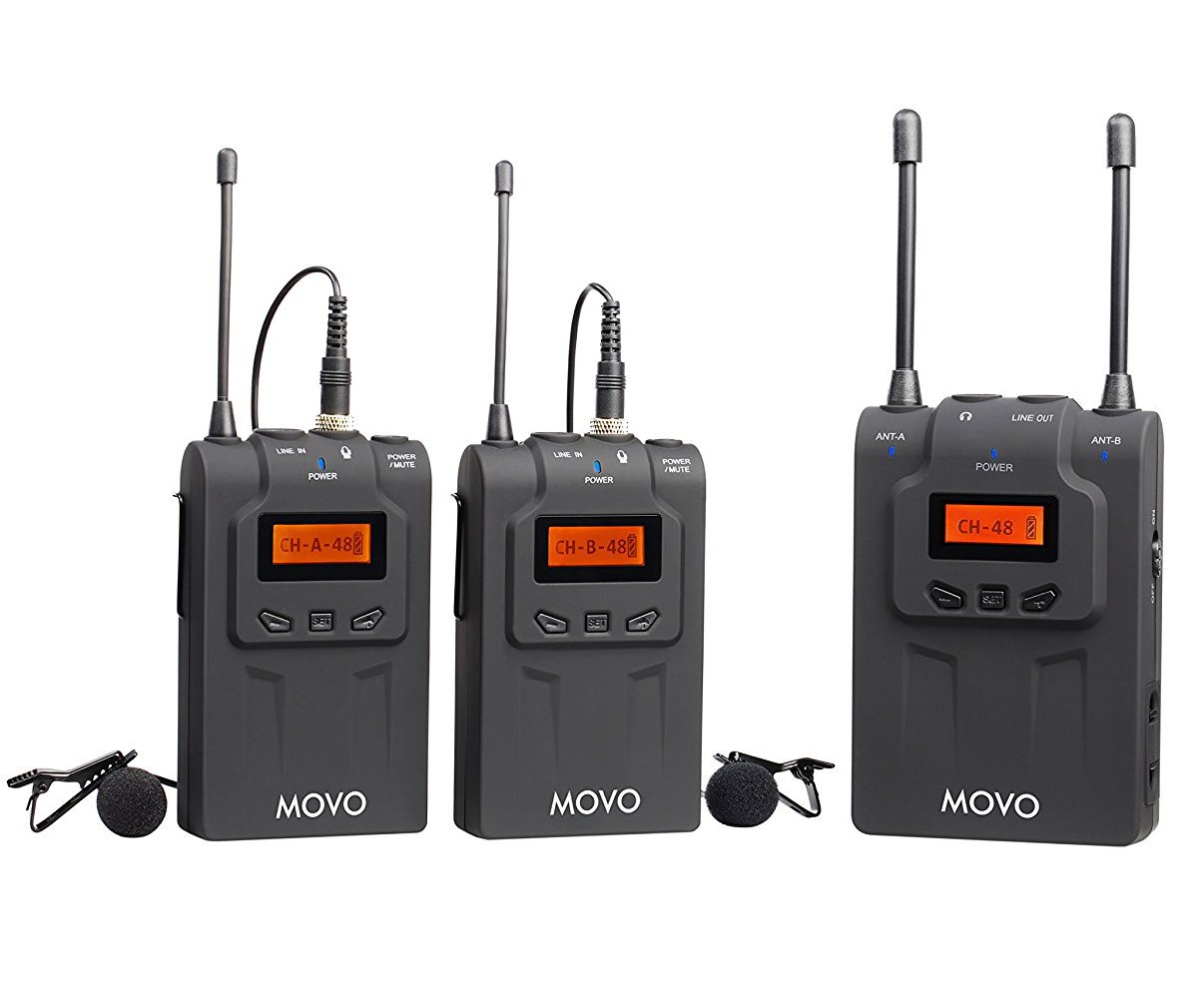 Zoom H4n PRO 4Channel Handy Recorder Bundle with Movo UHF Wireless