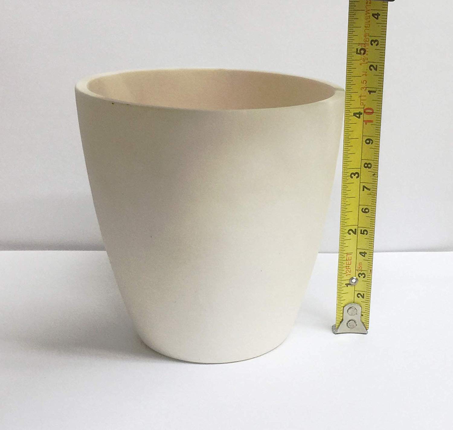 LLF Crisol de aluminio de 99,3% Al2O3 de óxido de aluminio para laboratorio (500 ml)