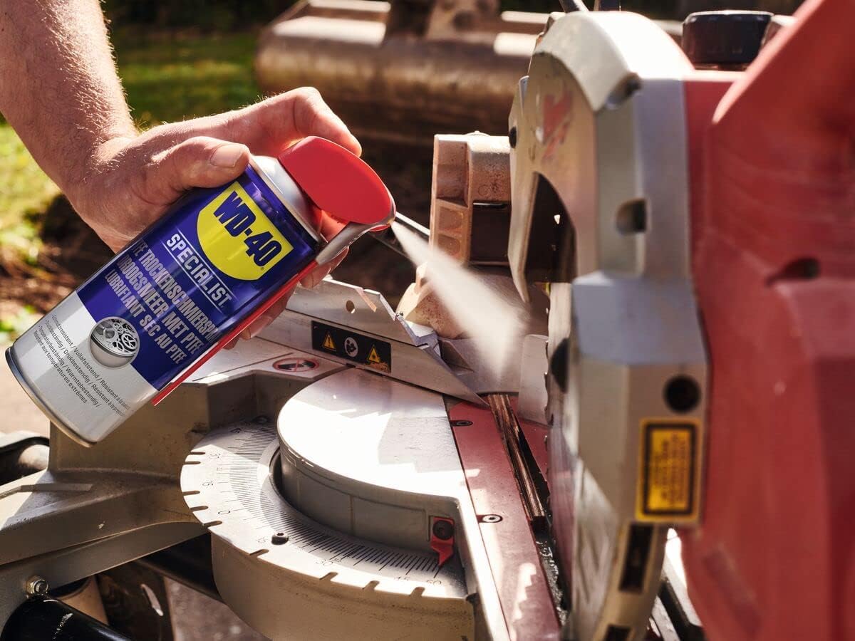 WD-40 Specialist Spray lubrifiant sec PTFE Smart Straw 12 x 400 ml | Spray PTFE