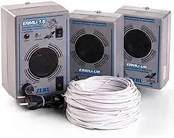 Zebu, K0213, Kit Repelente Ultrassônico Para Rato e Morcego 300M²