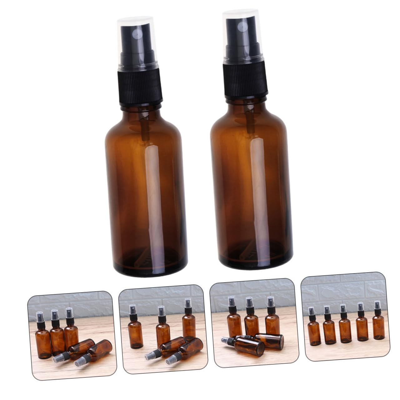 10stücke Sprühflasche Leere Parfümflasche Tragbar Nachfüllbare Reisefläschchen Kleine Mini-flaschen für Flüssigkeitsspender Taschenparfüm