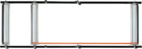 Miniatura 4 de Kompact - Rodillos compactos de aluminio para entrenamiento de resistencia en interiores. Se pliega fácilmente para viajar o calentar en carreras