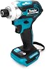 Atornillador de impacto inalámbrico 1/4 pulgada, compatible con baterías Makita 18V, sin escobillas, 2800 In-lbs (300 N.m), 3 velocidades, liviano, con luz LED (solo herramienta) 1